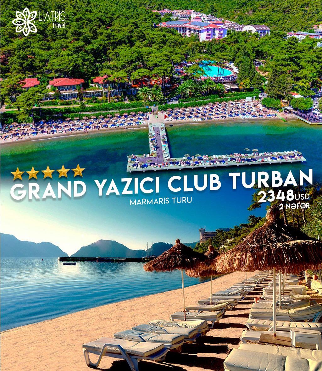 Marmarisin Luks oteli Grand Yazıcı Club turban 5*