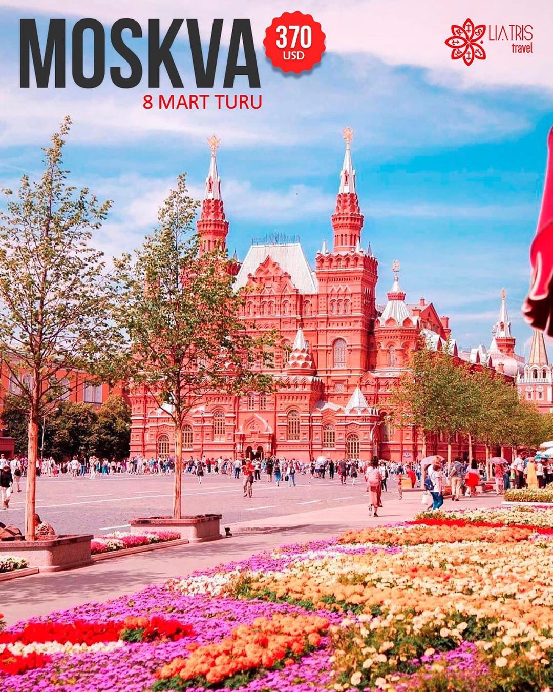 "8 Mart"da öz xanımınıza Moskva turu hədiyyə edin
